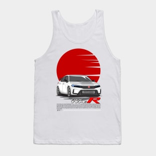 Civic Type R 2023 (White) Tank Top